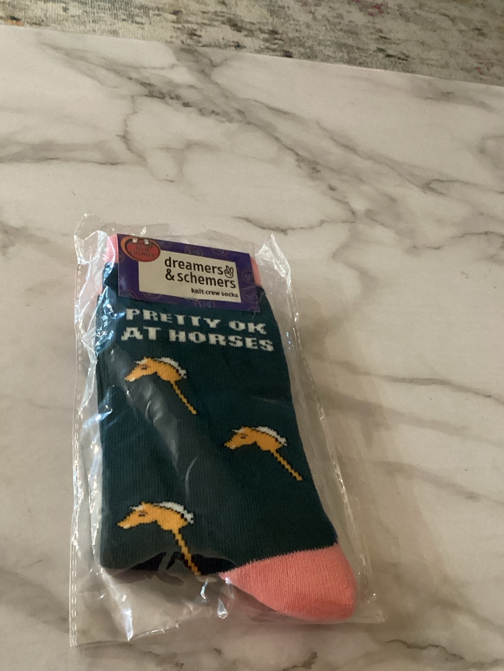 Dreamers and Schemers knit crew socks